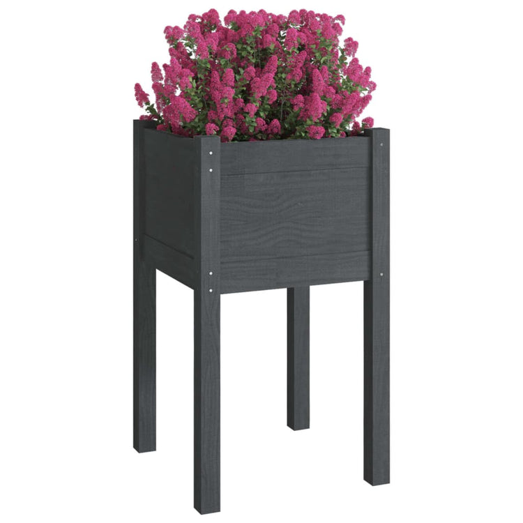 VIDAXL -Planungsbox 40x40x70 cm Festkiefergrau
