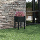 VIDAXL -Planungsbox 40x40x70 cm Festkiefer schwarz