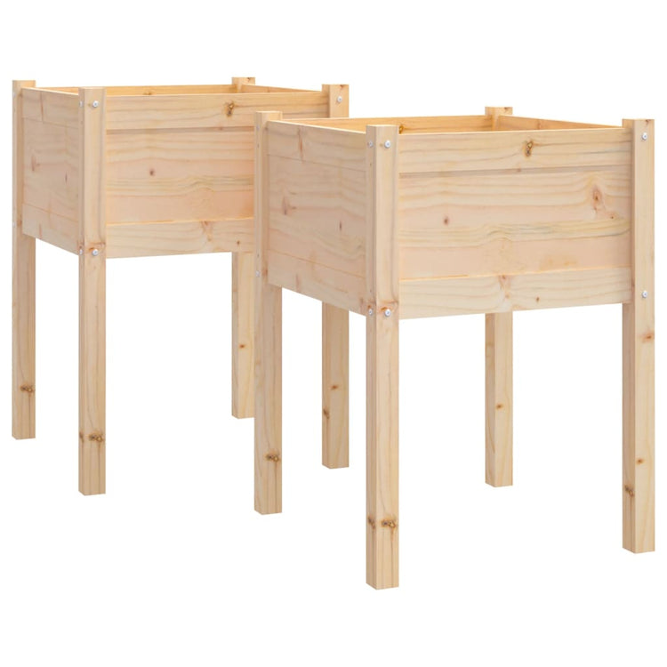 VIDAXL -Pflanzer 2 ST 50x50x70 cm Festkiefer