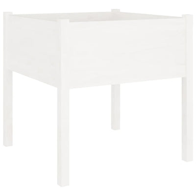 VIDAXL -Planungsbox 70x70x70 cm Festkiefer weiß
