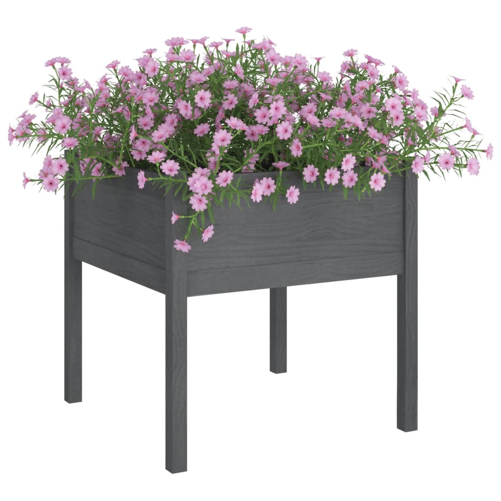 VIDAXL -Planungsbox 70x70x70 cm Festkiefergrau