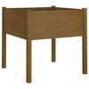 VIDAXL -Planungsbox 70x70x70 cm Festkiefer Honigbraun