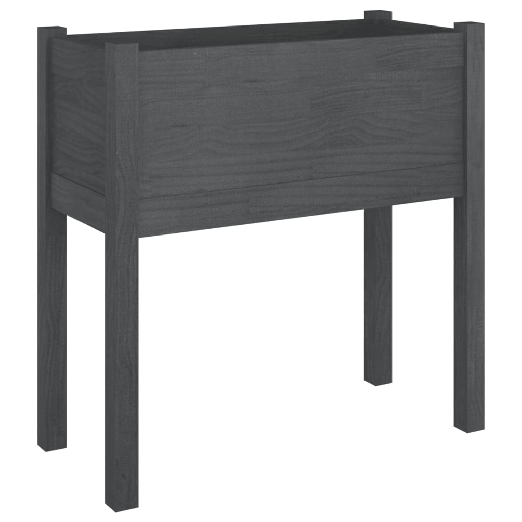 VIDAXL -Pflanzer 2 ST 70x31x70 cm Festkiefergrau
