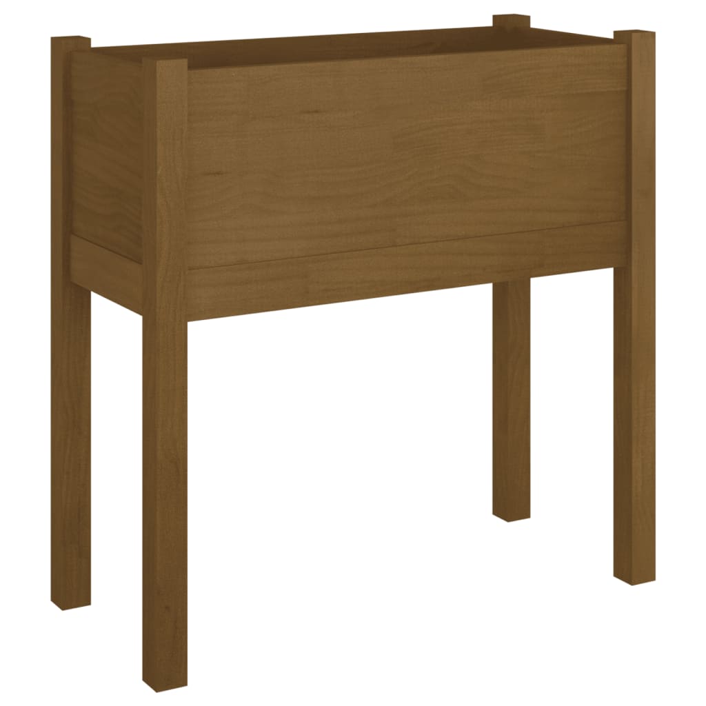 VIDAXL -Pflanzer 2 ST 70x31x70 cm Festkiefer Honigbraun