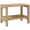 Vidaxl Badezimmer Tabelle 60x30x45 cm Solid Teak