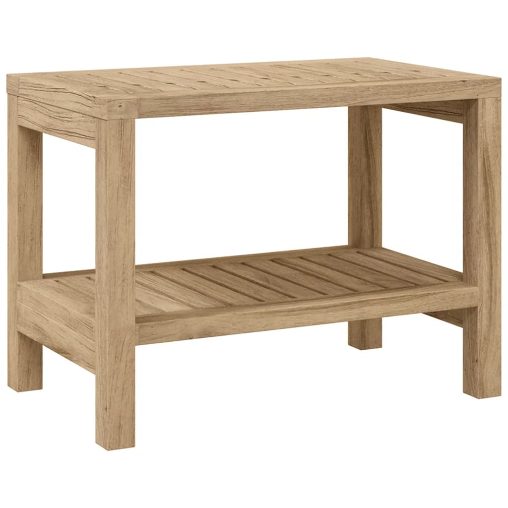 Vidaxl Badezimmer Tabelle 60x30x45 cm Solid Teak