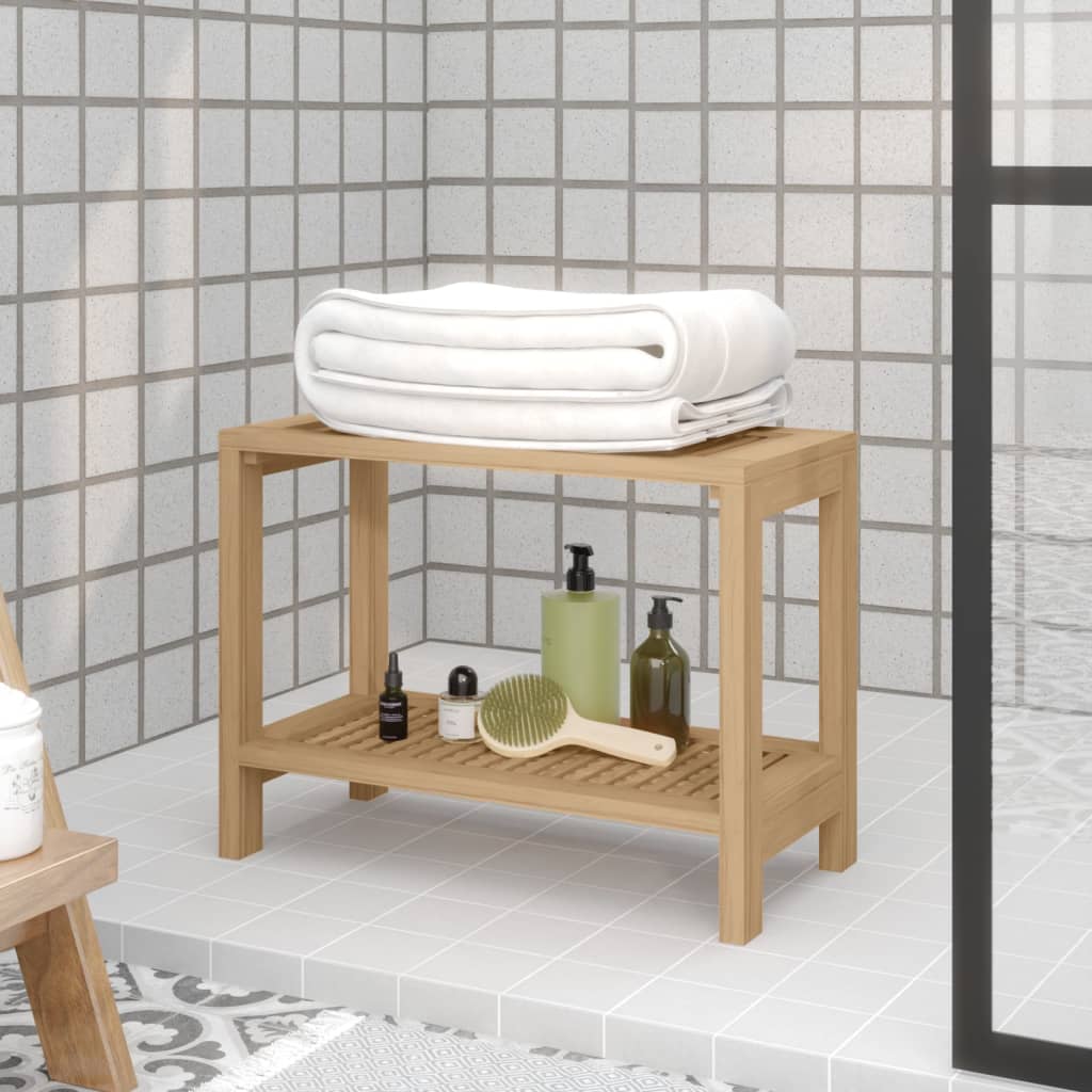 Vidaxl Badezimmer Tabelle 60x30x45 cm Solid Teak