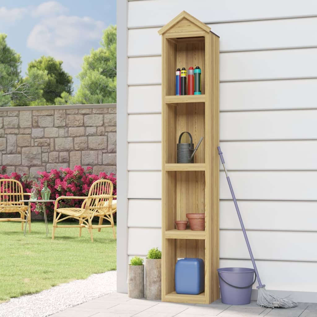 Vidaxl Garden Shed 40x33x222 cm imprägnierte Kiefer