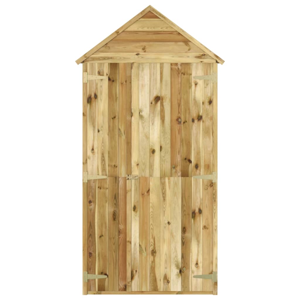 Vidaxl Garden Shed mit Tür 107x107x220 cm imprägnierte Kiefer