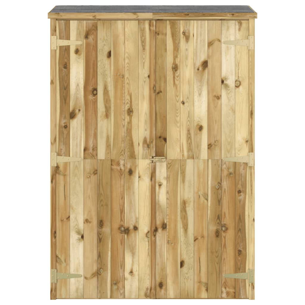 Vidaxl Garden Shed 123x45x171 cm imprägnierte feste Kiefer