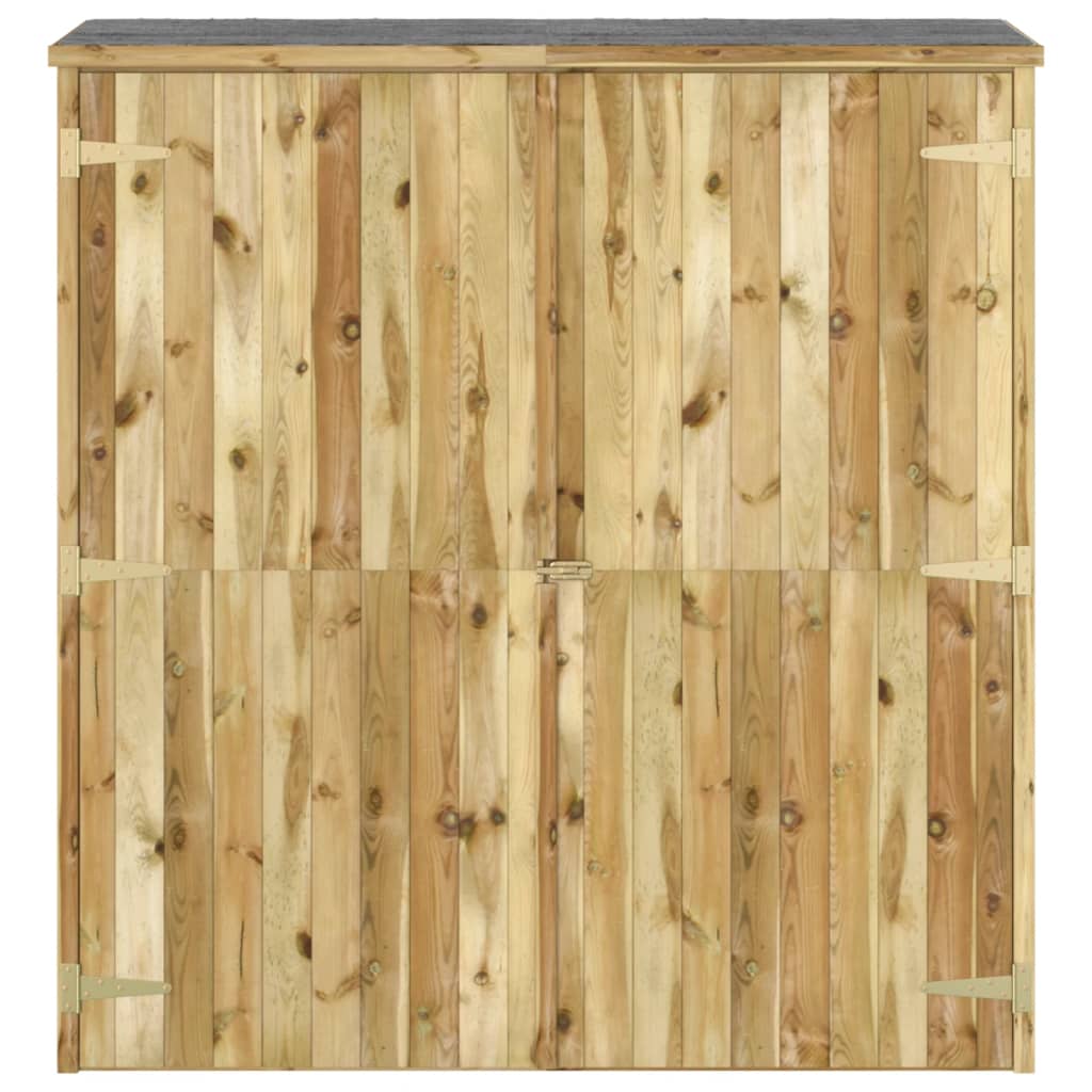 Vidaxl Garden Shed 163x50x171 cm Festkiefer