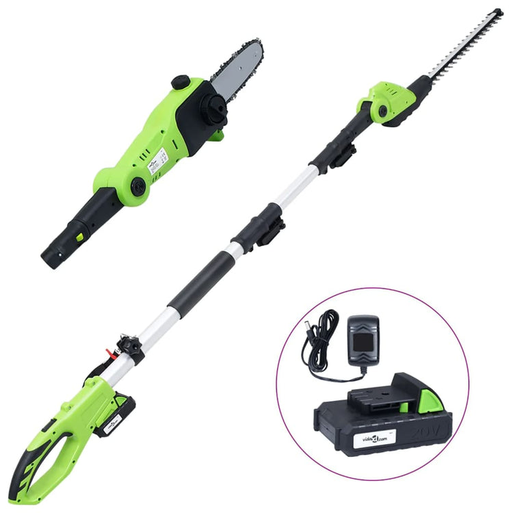 VIDAXL-Zweigsäge mit Batterie 2-in-1 20 V 1500 mAh Li-Ion