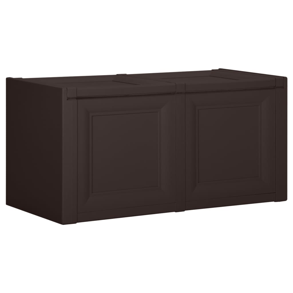 Vidaxl -Kissenbox 85 L 86x40x42 cm Braun