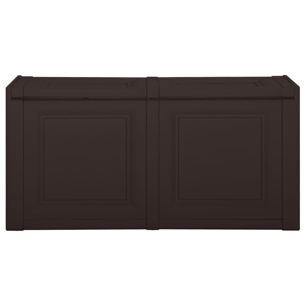 Vidaxl -Kissenbox 85 L 86x40x42 cm Braun