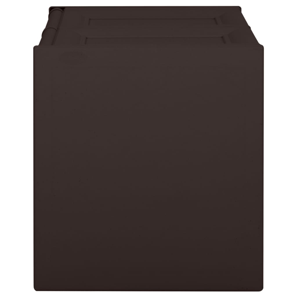 Vidaxl -Kissenbox 85 L 86x40x42 cm Braun