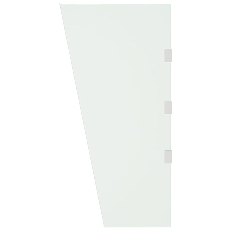VIDAXL -Seitenplatte für Tür -Baldachin 50x100 cm gehärtetes Glas transparent