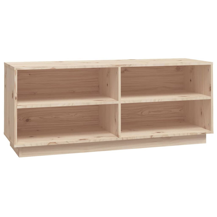 Vidaxl -Schuhschrank 110x34x45 cm Festkiefer
