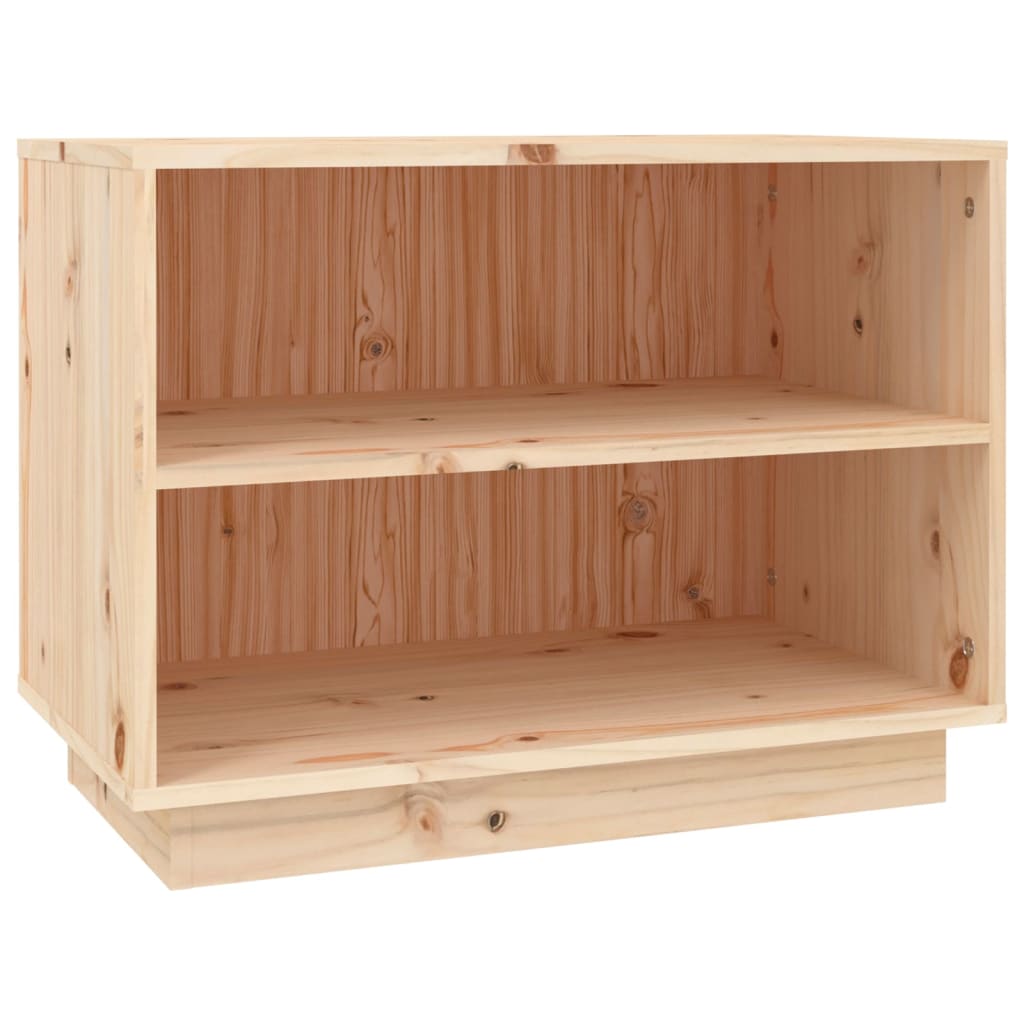 Vidaxl -Schuhschrank 60x34x45 cm Festkiefer