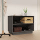 Vidaxl -Schuhschrank 60x34x45 cm Festkieferngrau