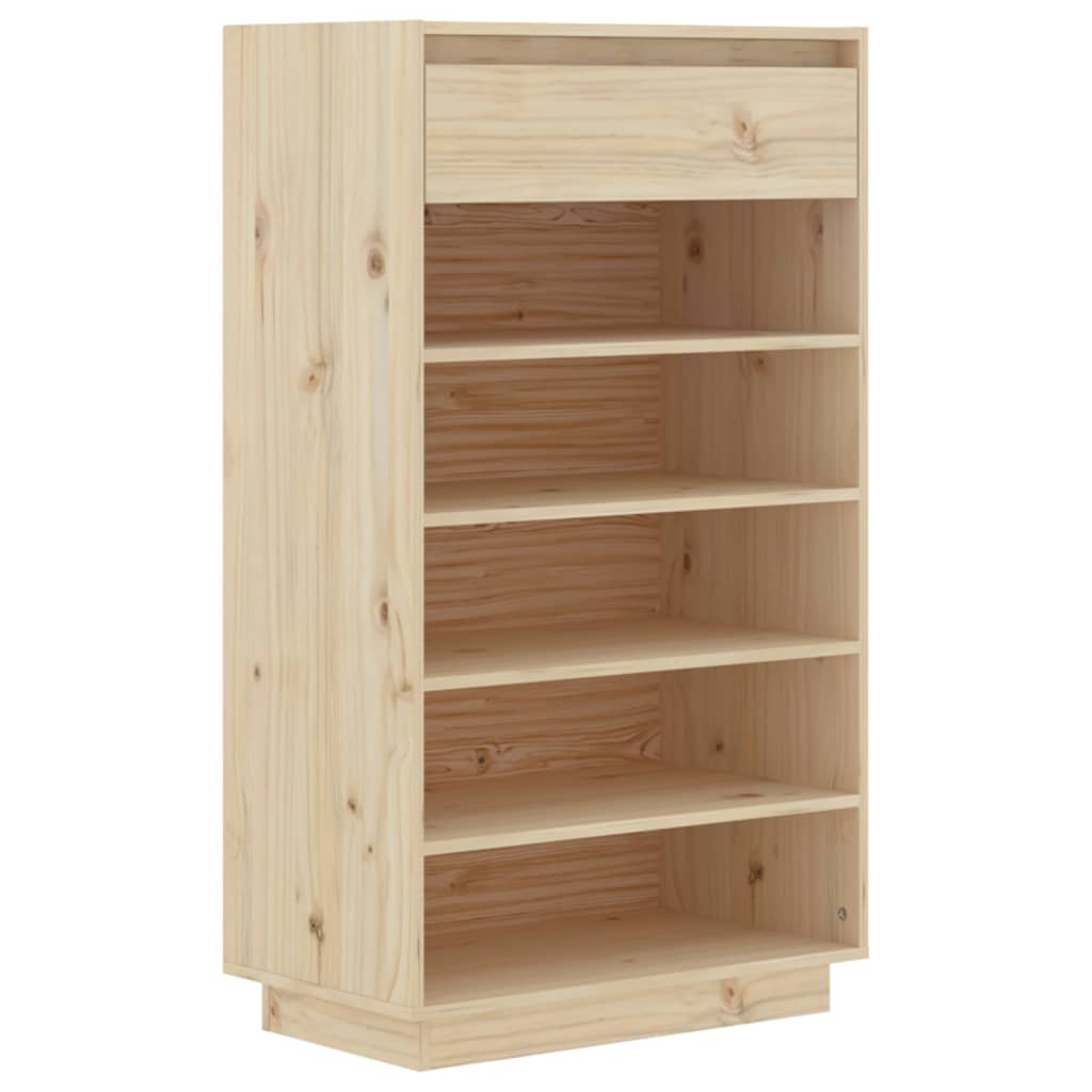 Vidaxx Schuhschrank 60x34x105 cm massives Kiefernholz