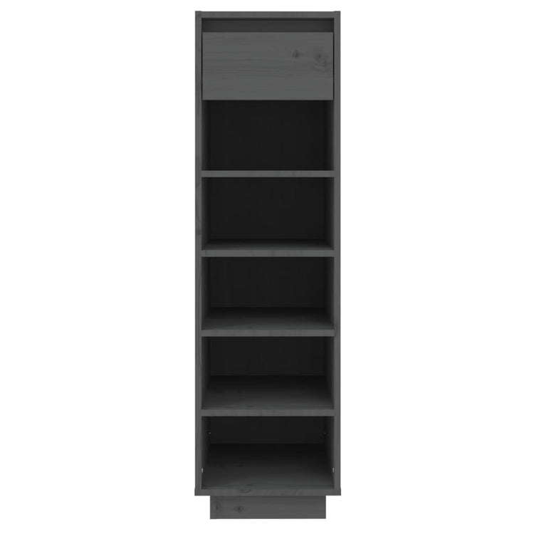 Vidaxl Schuhschrank 30x34x105 cm Festkiefergrau