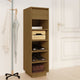 Vidaxl Schuhschrank 30x34x105 cm Festkiefer Honigbraun