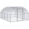 Vidaxl Chicken Run 3x4x2 m verzinkter Stahl
