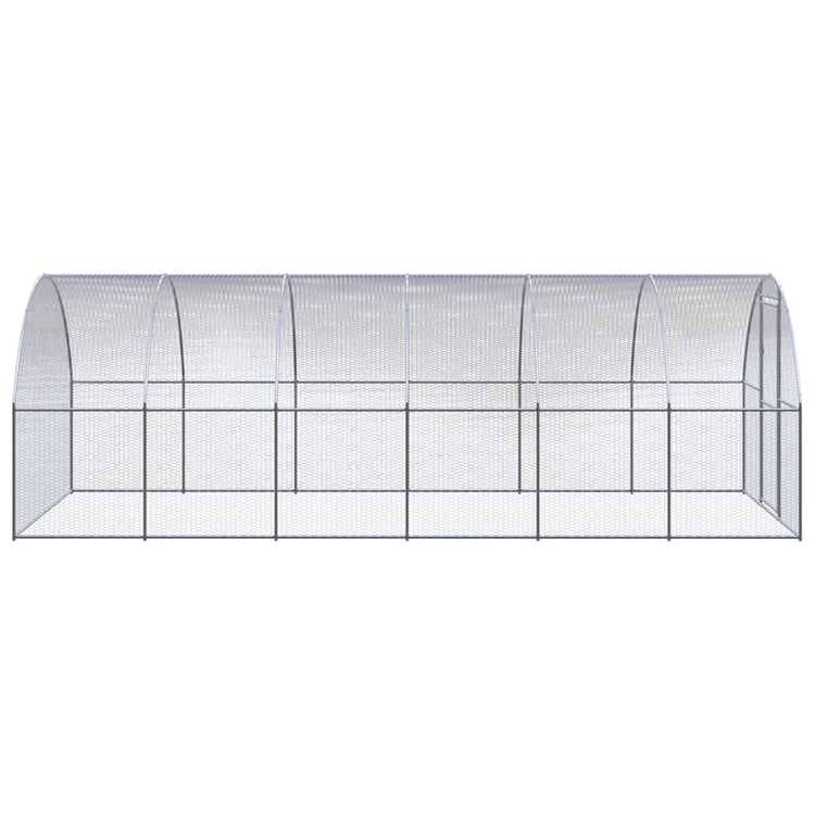 Vidaxl Chicken Run 3x6x2 m verzinkter Stahl