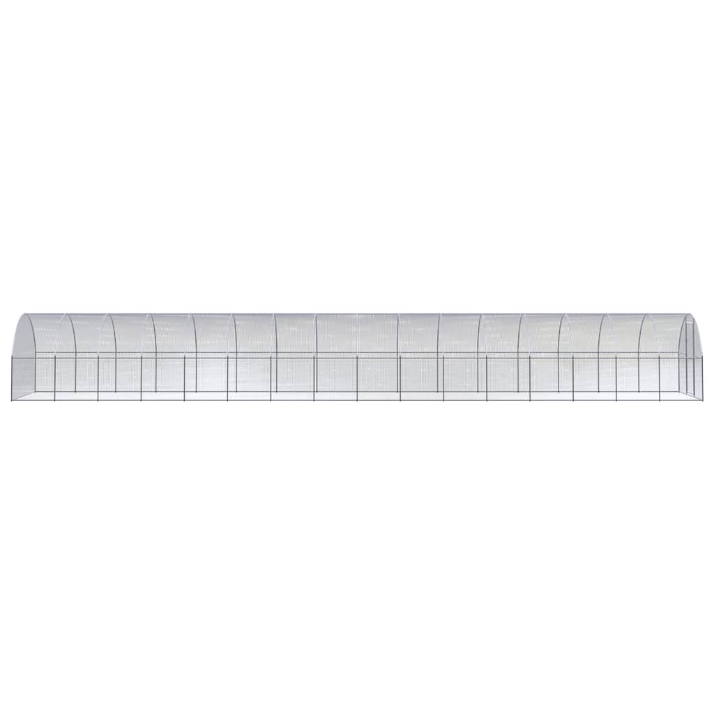 Vidaxl Chicken Run 3x16x2 m verzinkter Stahl