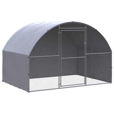 Vidaxl Chicken Run 3x2x2 m verzinkter Stahl