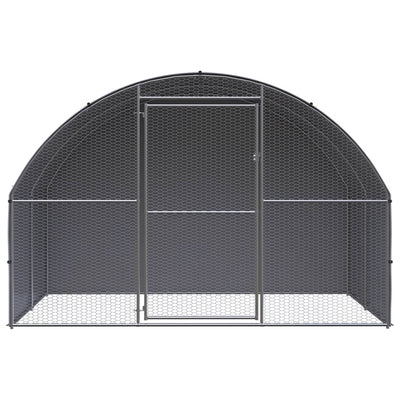 Vidaxl Chicken Run 3x2x2 m verzinkter Stahl