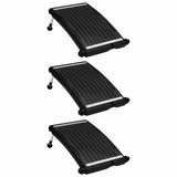 Vidaxl Schwimmbad Heizung Solar 3 ST Bent 72,5 x 46 cm - afbeelding 1