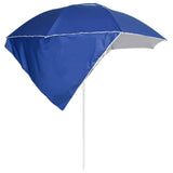 Vidaxl Strandparasol mit Seitenwänden 215 cm blau - afbeelding 3