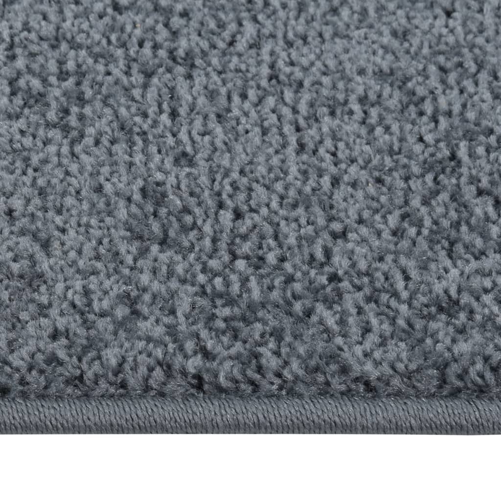 VIDAXL RUV KORTPOLIG 80x150 cm Anthrazit -ausgelöst