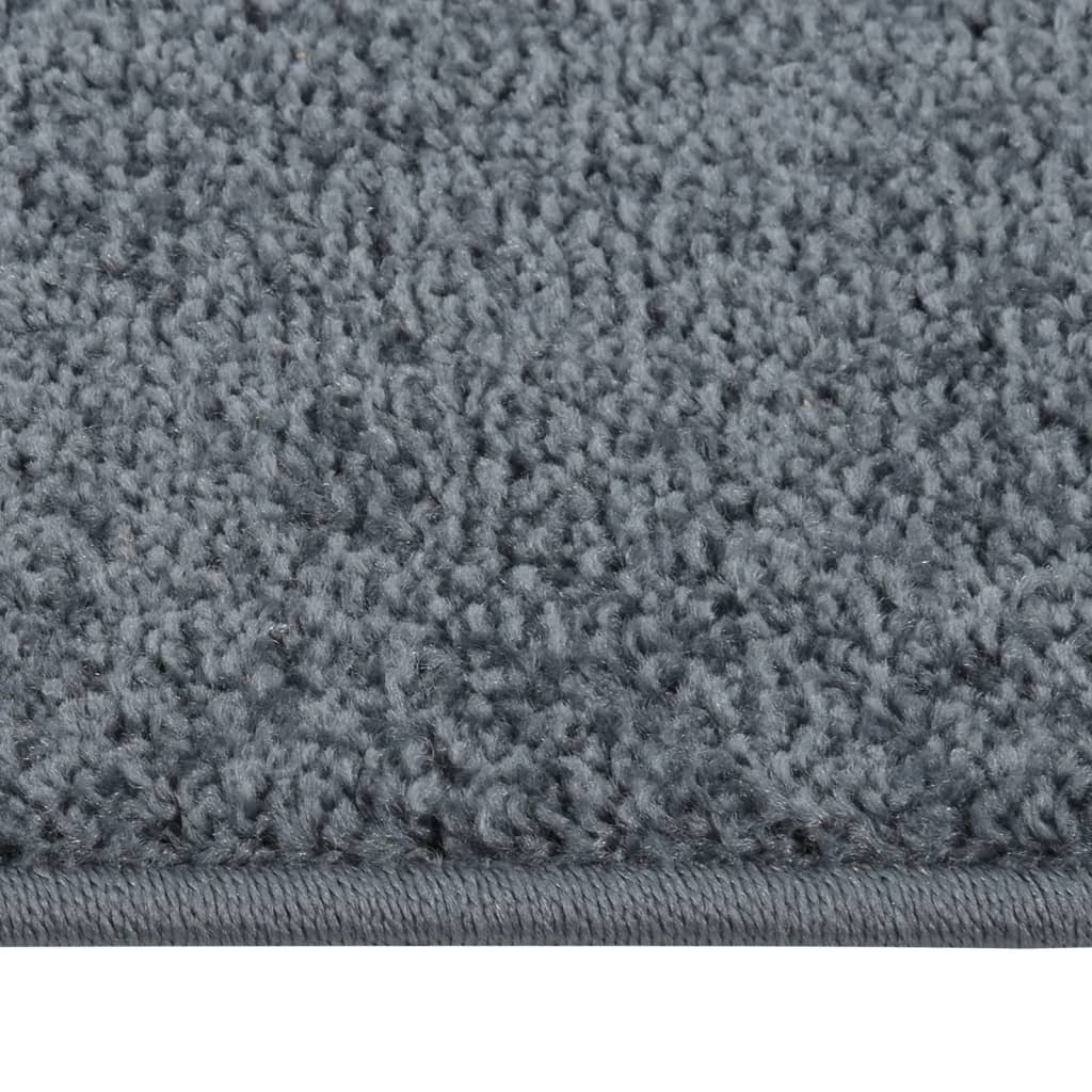 Vidaxl Teppich Kortpolig 140x200 cm Anthrazit -ausgelöst