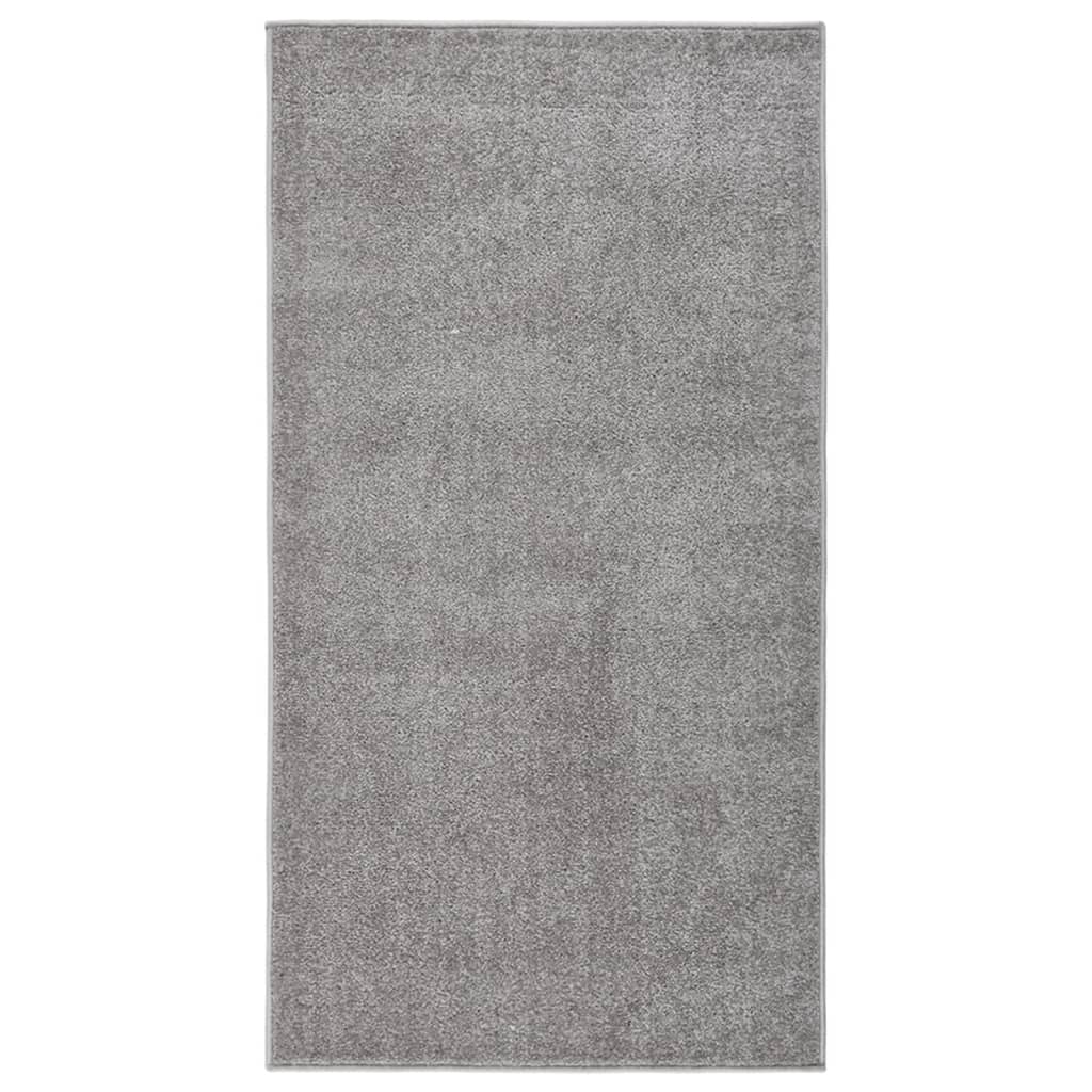 Vidaxl Teppich Kortpolig 80x150 cm Grau