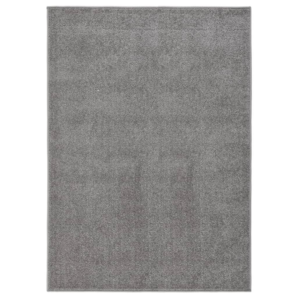Vidaxl Teppich Kortpolig 140x200 cm Grau