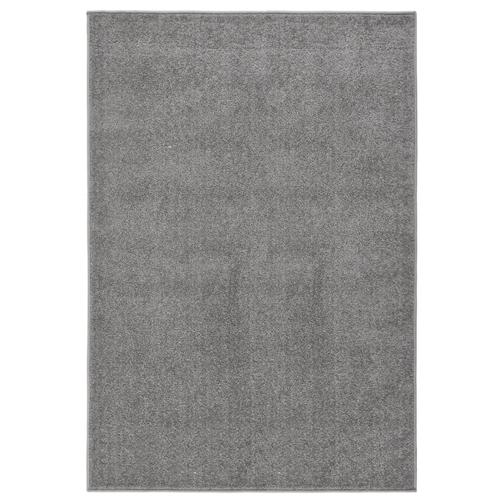 Vidaxl Teppich Kortpolig 160 x 230 cm Grau
