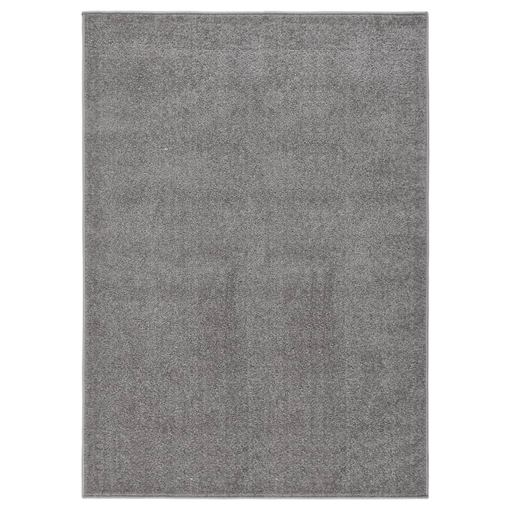 Vidaxl Teppich Kortpolig 240x340 cm Grau
