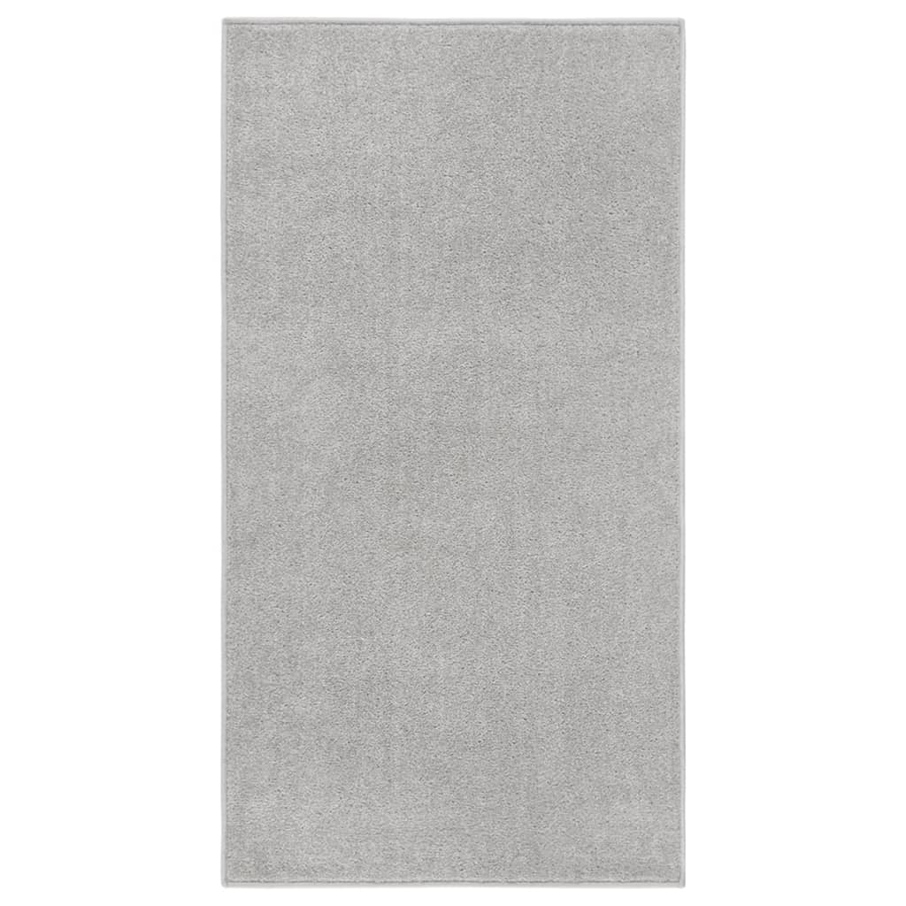Vidaxl Teppich Kortpolig 80x150 cm hellgrau