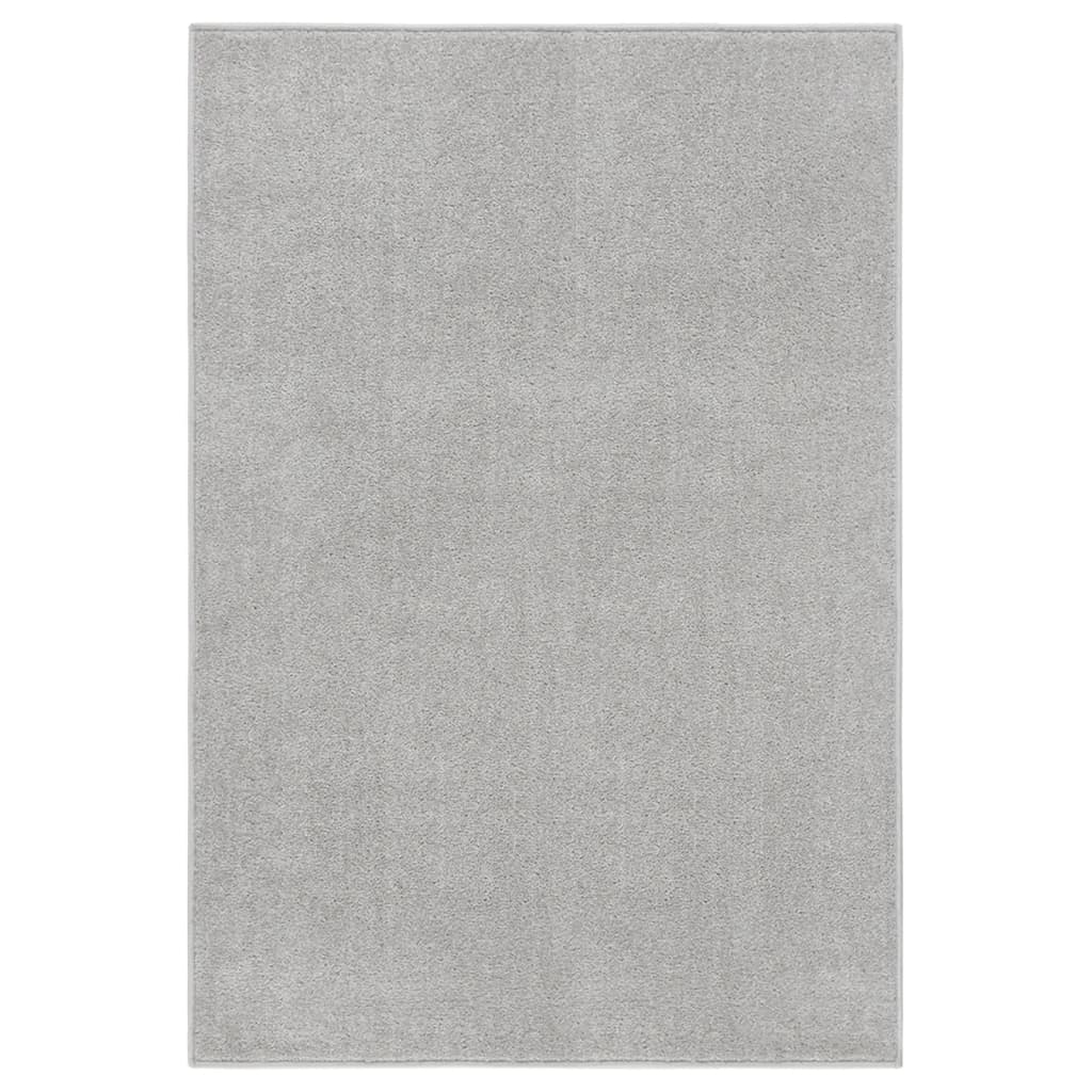 Vidaxl Teppich Kortpolig 160x230 cm hellgrau