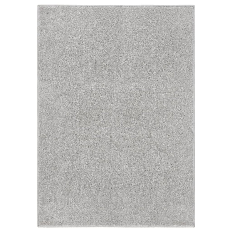 Vidaxl Teppich Kortpolig 240x340 cm hellgrau