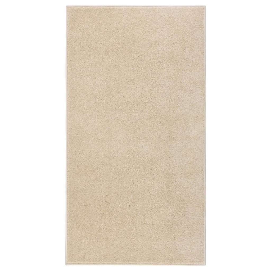 Vidaxl Teppich Kortpolig 80x150 cm Beige