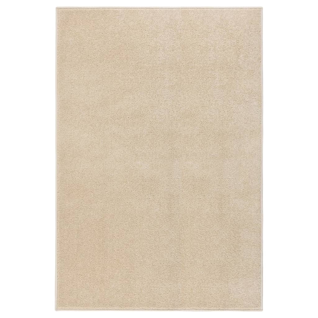 Vidaxl Teppich Kortpolig 160x230 cm Beige