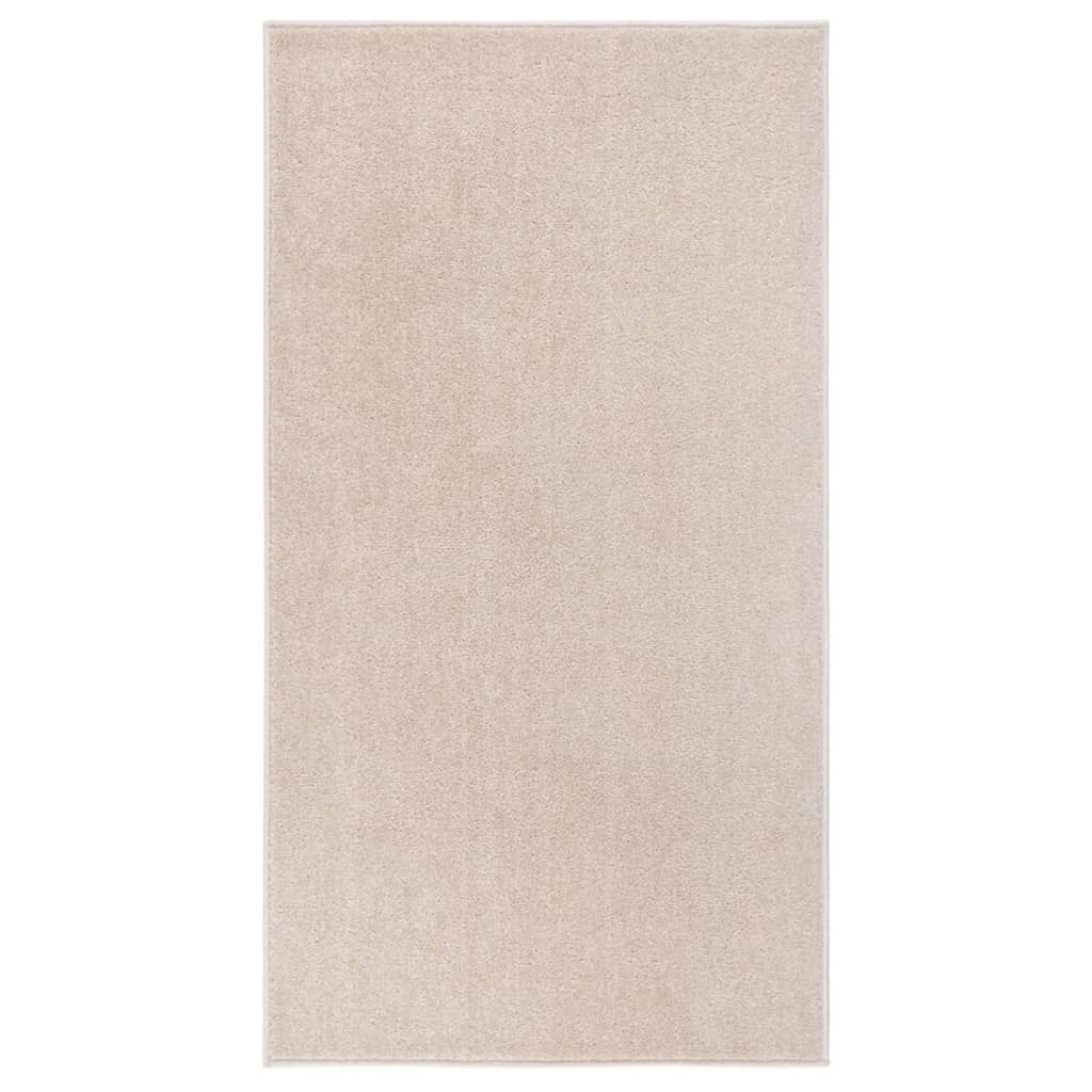 Vidaxl Teppich Kortpolig 80x150 cm dunkler Beige