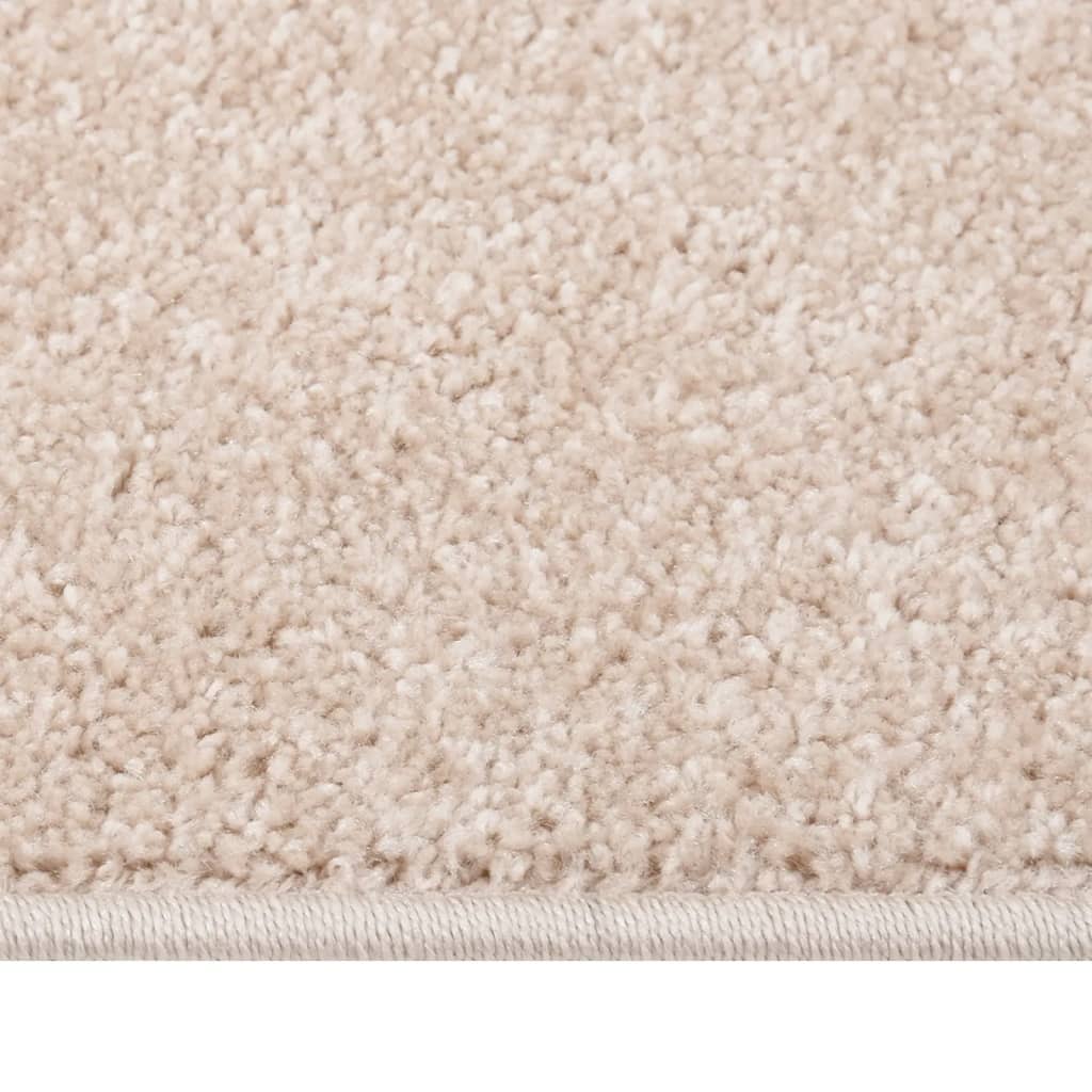 Vidaxl Teppich Kortpolig 80x150 cm dunkler Beige