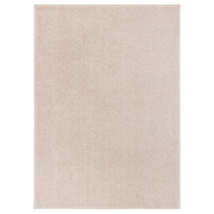 Vidaxl Teppich Kortpolig 120x170 cm dunkler Beige