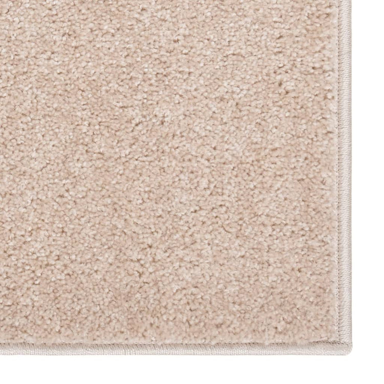 Vidaxl Teppich Kortpolig 140x200 cm dunkler Beige