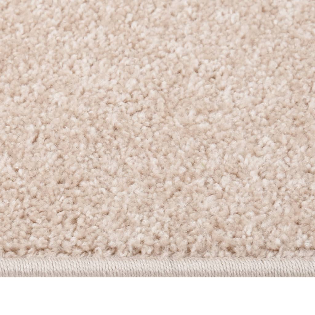 Vidaxl Teppich Kortpolig 140x200 cm dunkler Beige