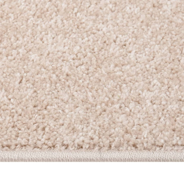 Vidaxl Teppich Kortpolig 140x200 cm dunkler Beige